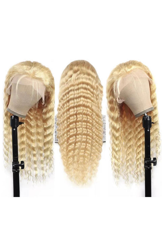 #613 HD lacefront Wet & Wavy Wig image 0